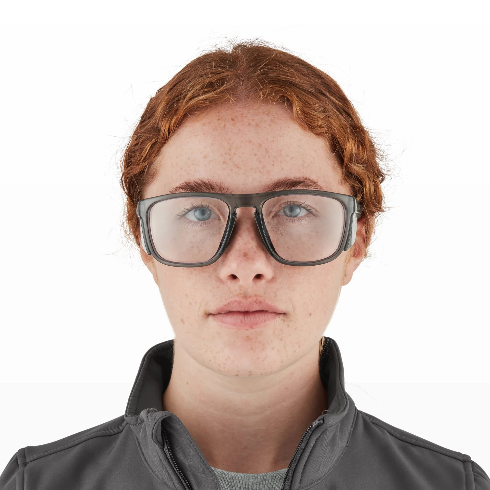 RILEY Navigator X Smoked Frame Safety Glasses with Clear Lens & UV400 Protection - Image 13