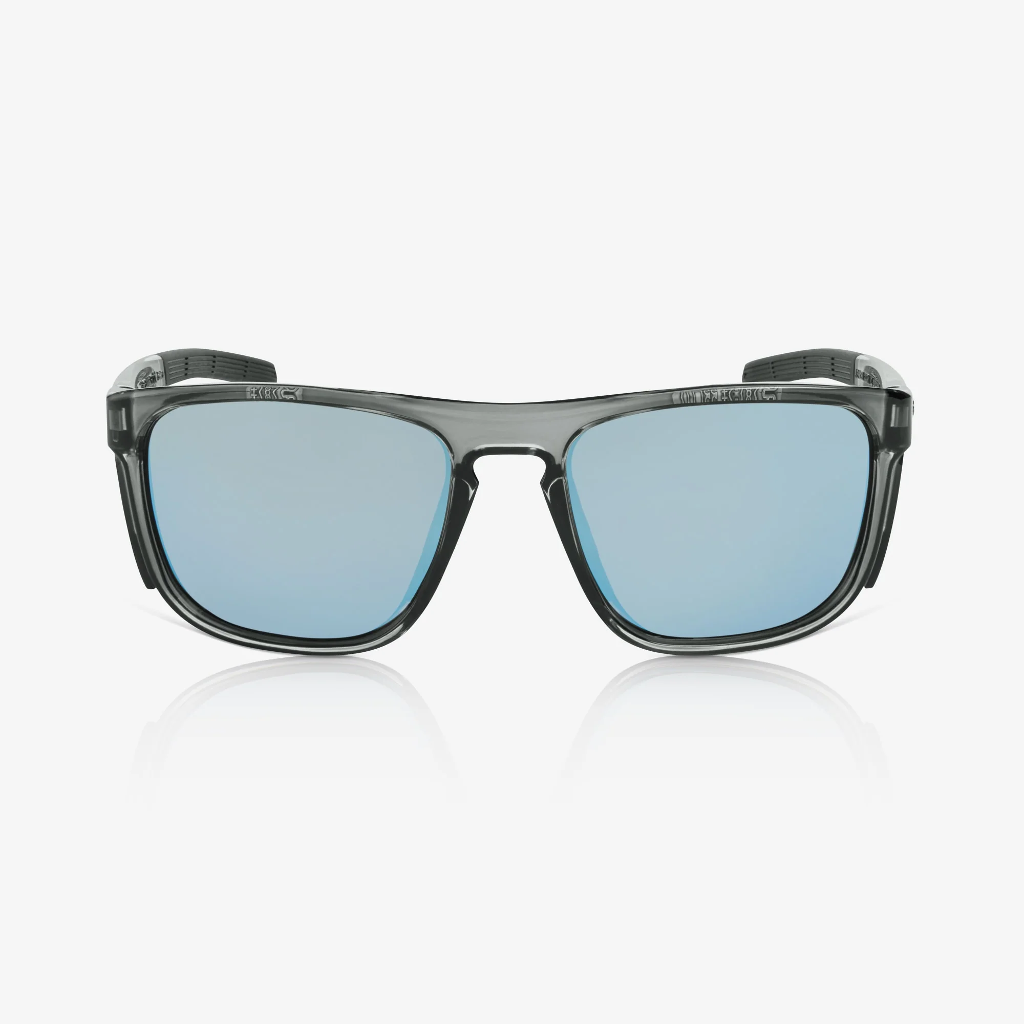 RILEY Navigator X Smoked Frame Safety Sunglasses with Blue Mirror Revo Lens - Image 6