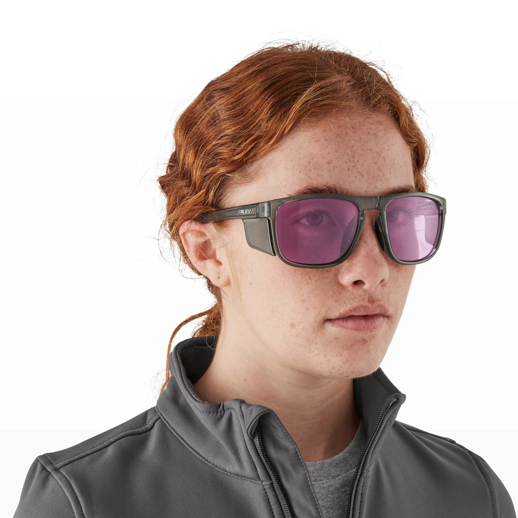 RILEY Navigator X Smoked Frame Safety Sunglasses with HD Lens - Image 11