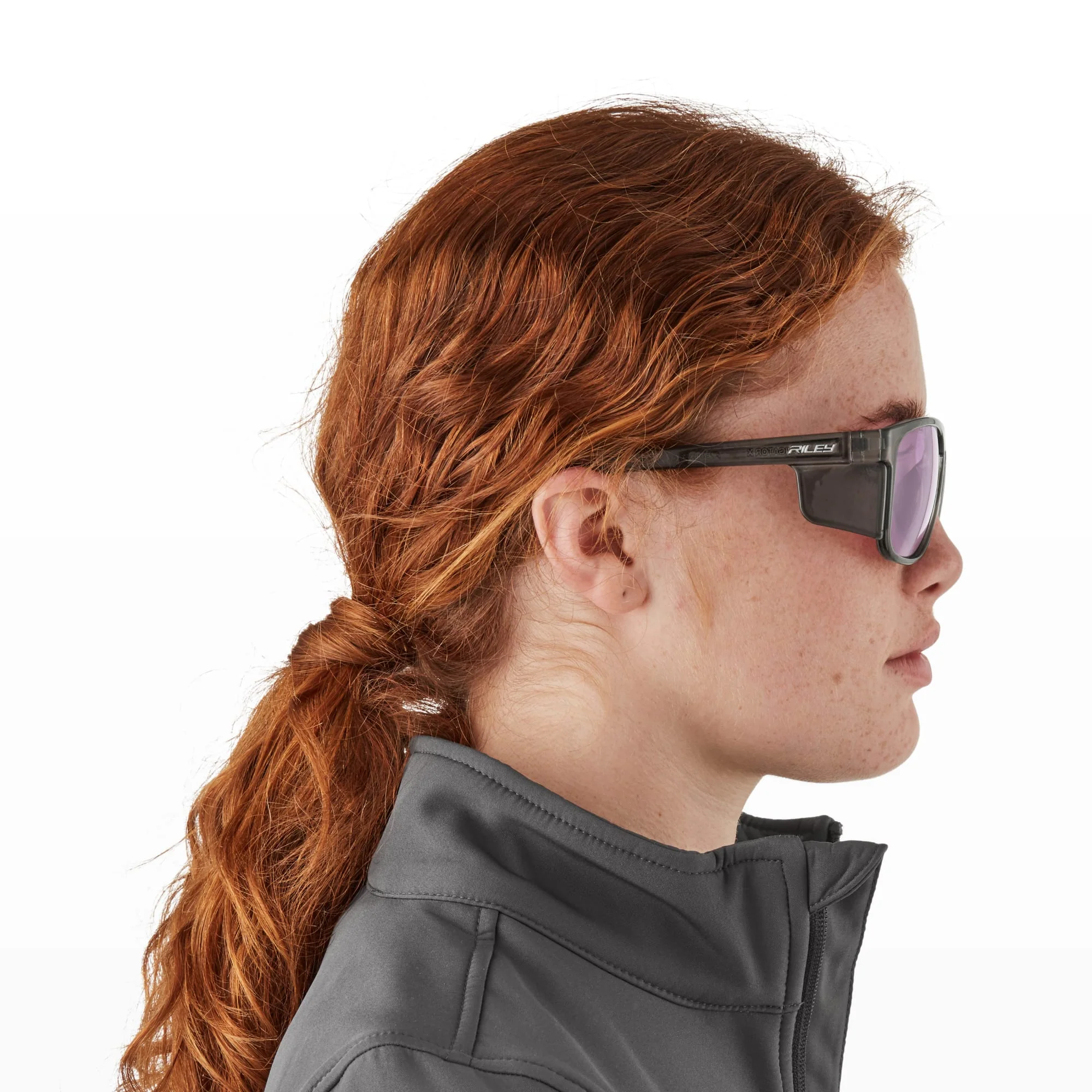RILEY Navigator X Smoked Frame Safety Sunglasses with HD Lens - Image 9
