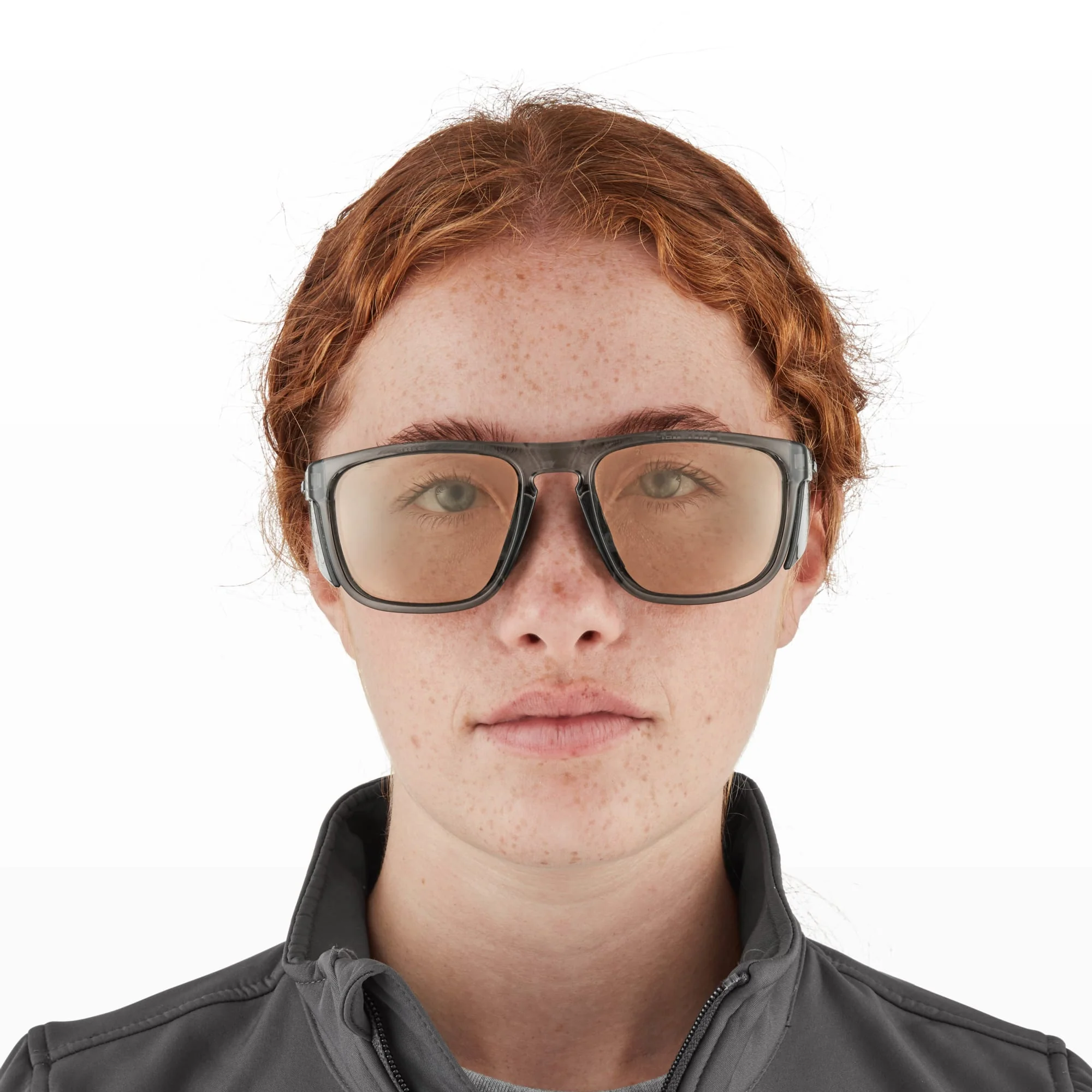 RILEY Navigator X Smoked Frame Safety Sunglasses with Blue Light Blocking LED Lens - Image 9