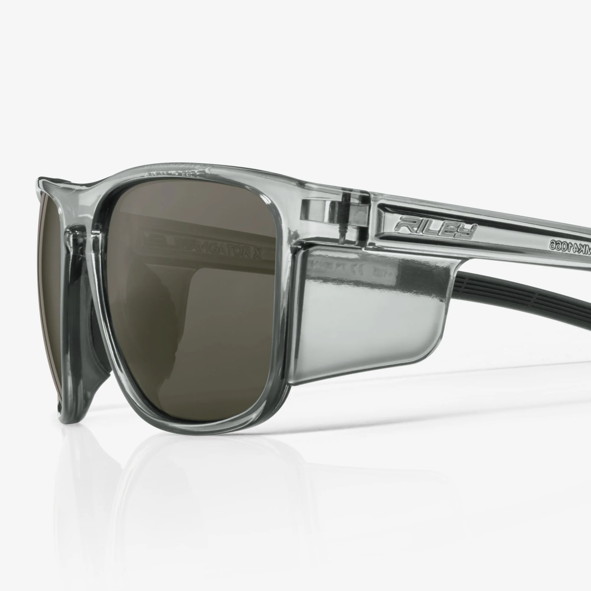 RILEY Navigator X Smoked Frame Safety Sunglasses with Polarised Lens - Image 4