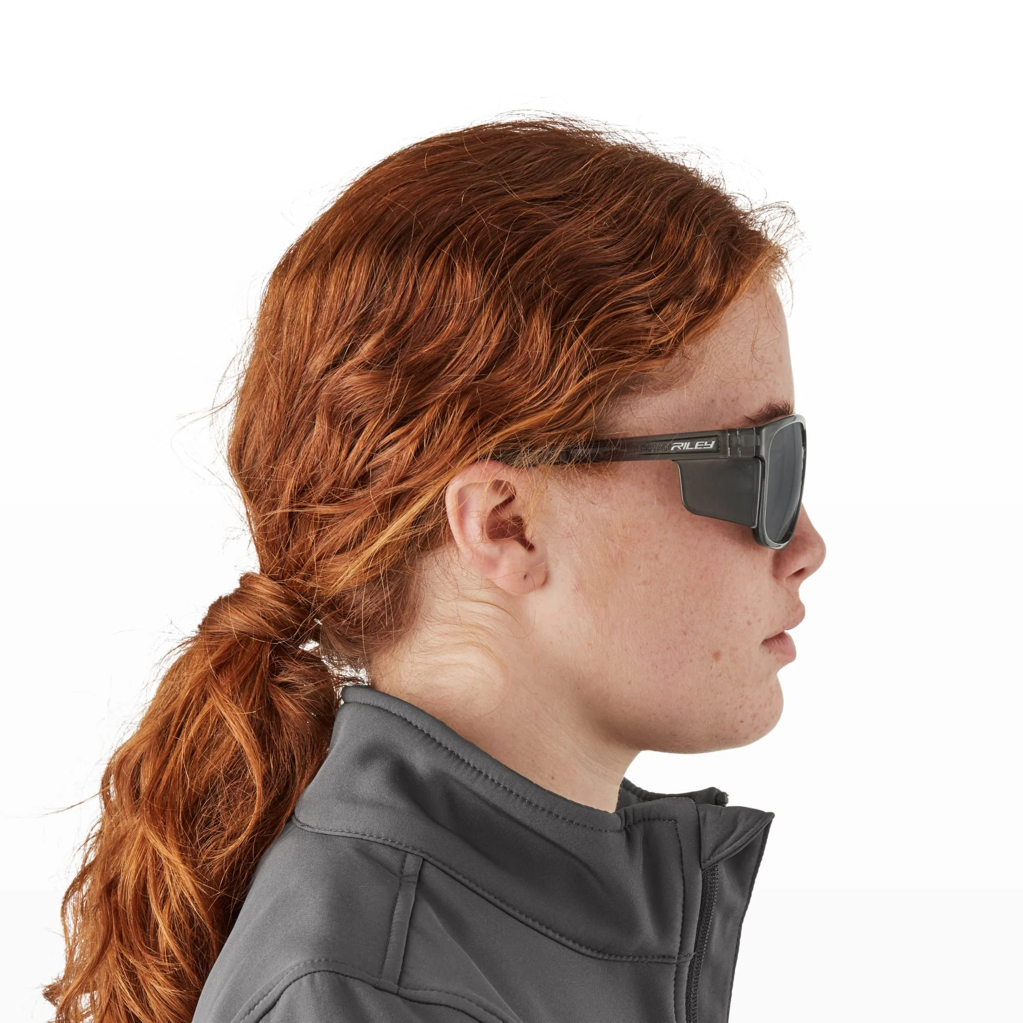 RILEY Navigator X Smoked Frame Safety Sunglasses with Polarised Lens - Image 8