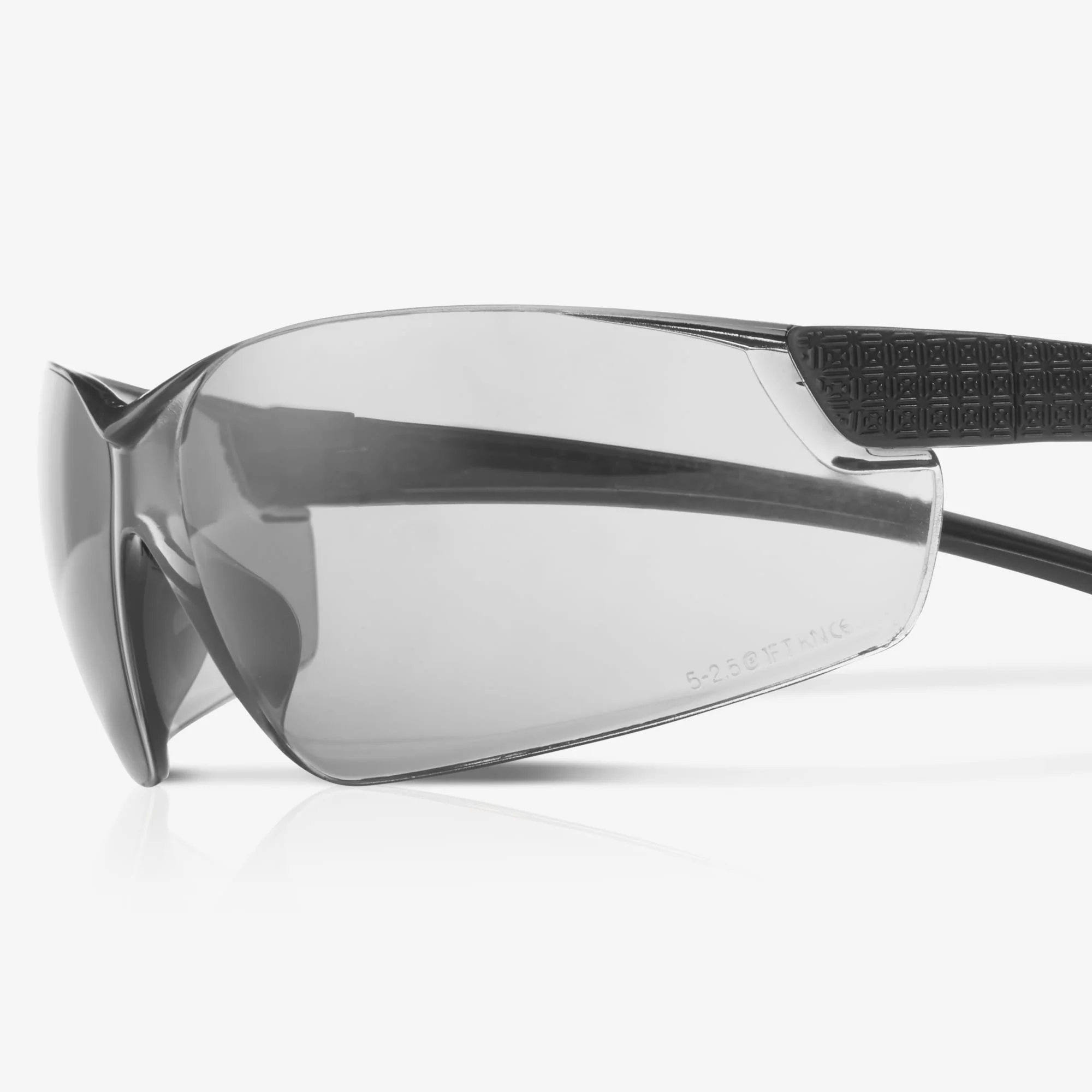 RILEY Retna Ultra Lightweight Wide Lens Safety Glasses with Grey Lens - Image 3