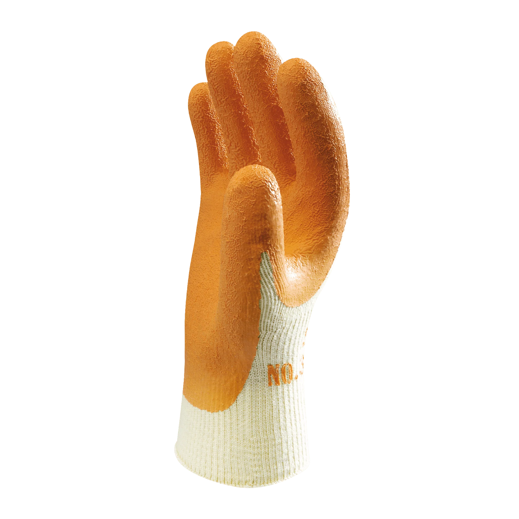 SHOWA 310 Orange Durable Textured Grip Safety Work Gloves - Image 4