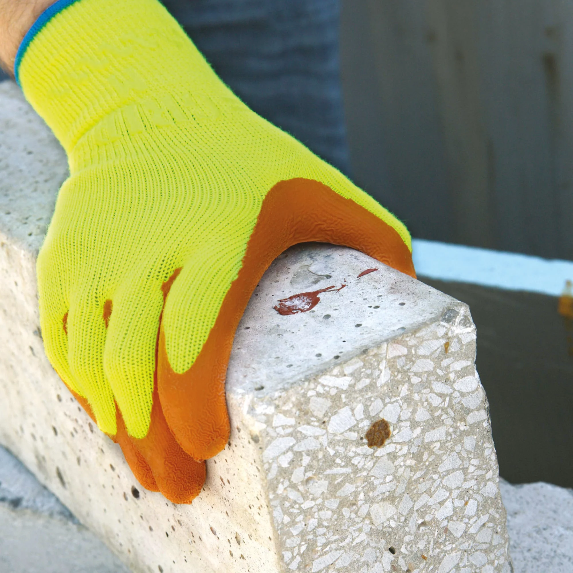 SHOWA 317 Hi-Vis Safety Work Gloves with Luminous Markings - Image 7