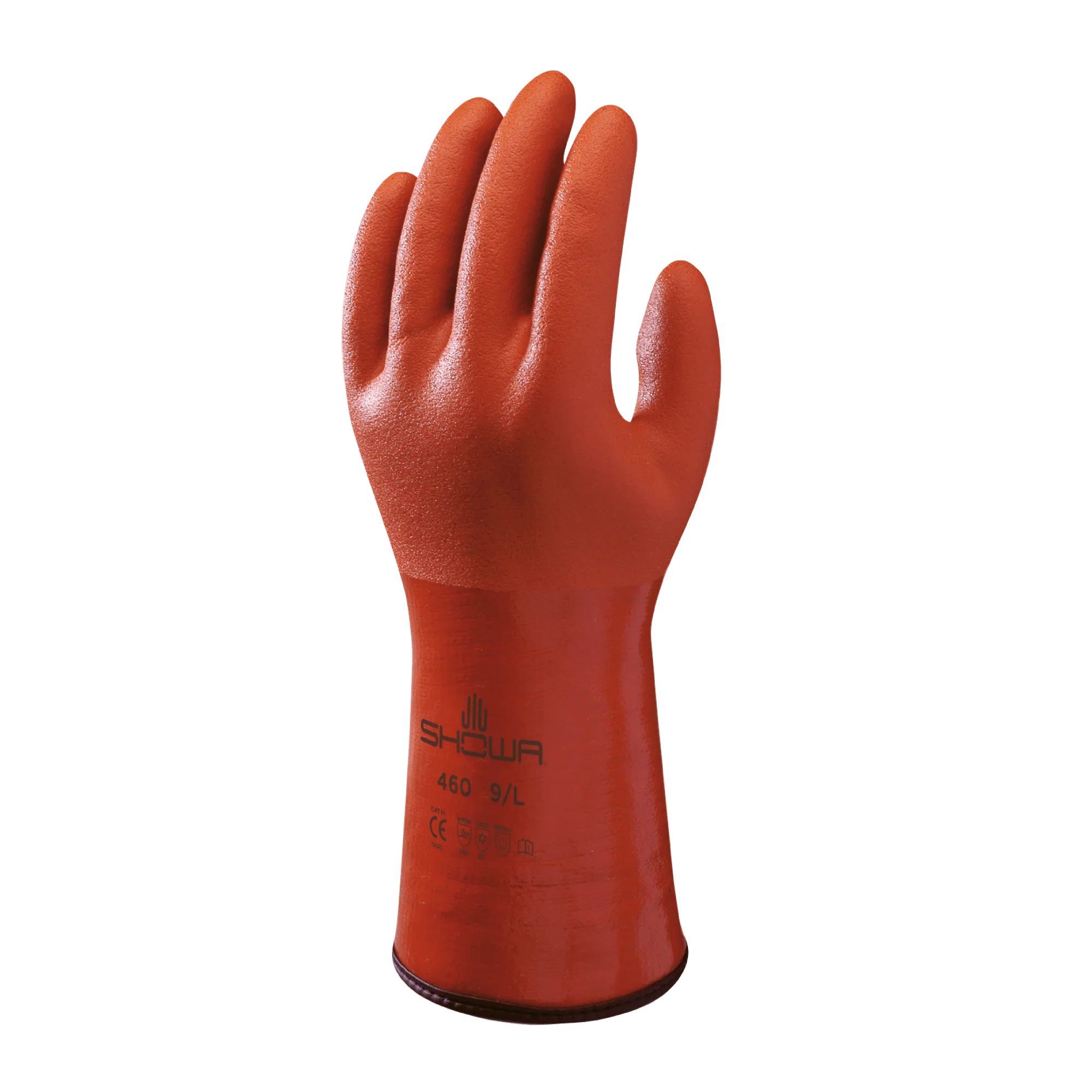 SHOWA 460 Insulated PVC Safety Gauntlet Gloves - Image 3