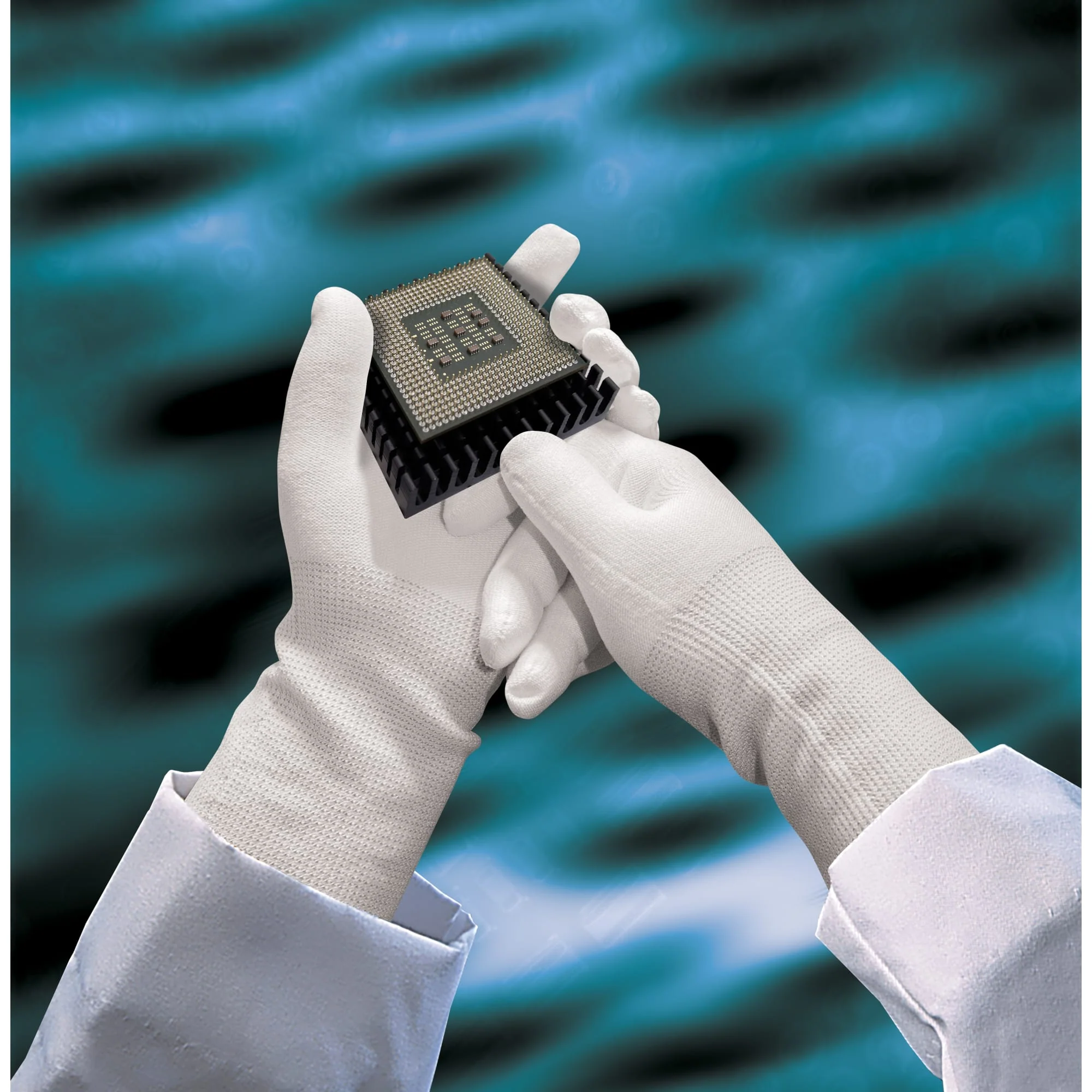 SHOWA 546X White Uncoated Cut Resistant Anti Contamination Gloves - Image 4