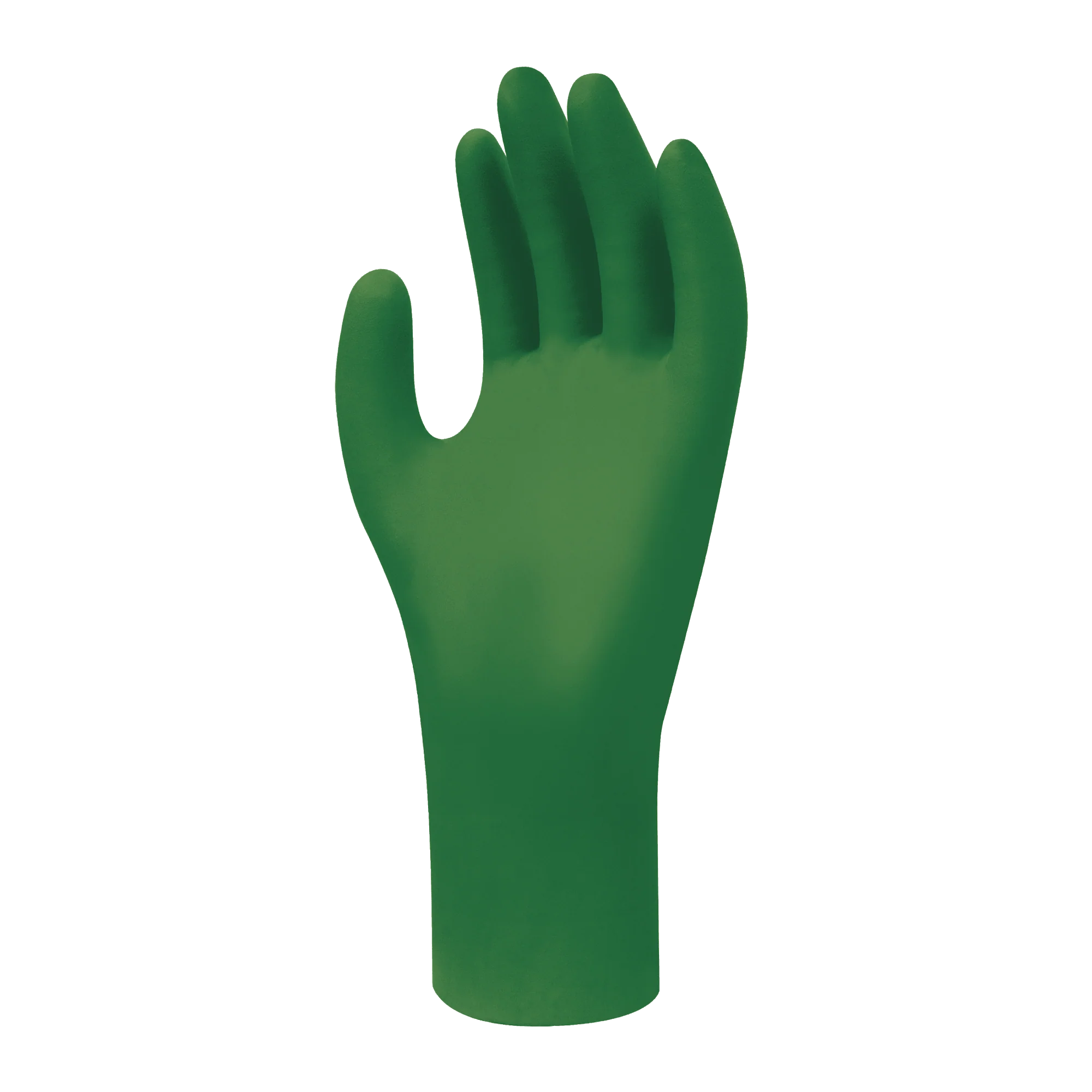 SHOWA 6110PF Biodegradable Powder-Free Disposable Nitrile Gloves in Green (BOX of 100) - Image 4