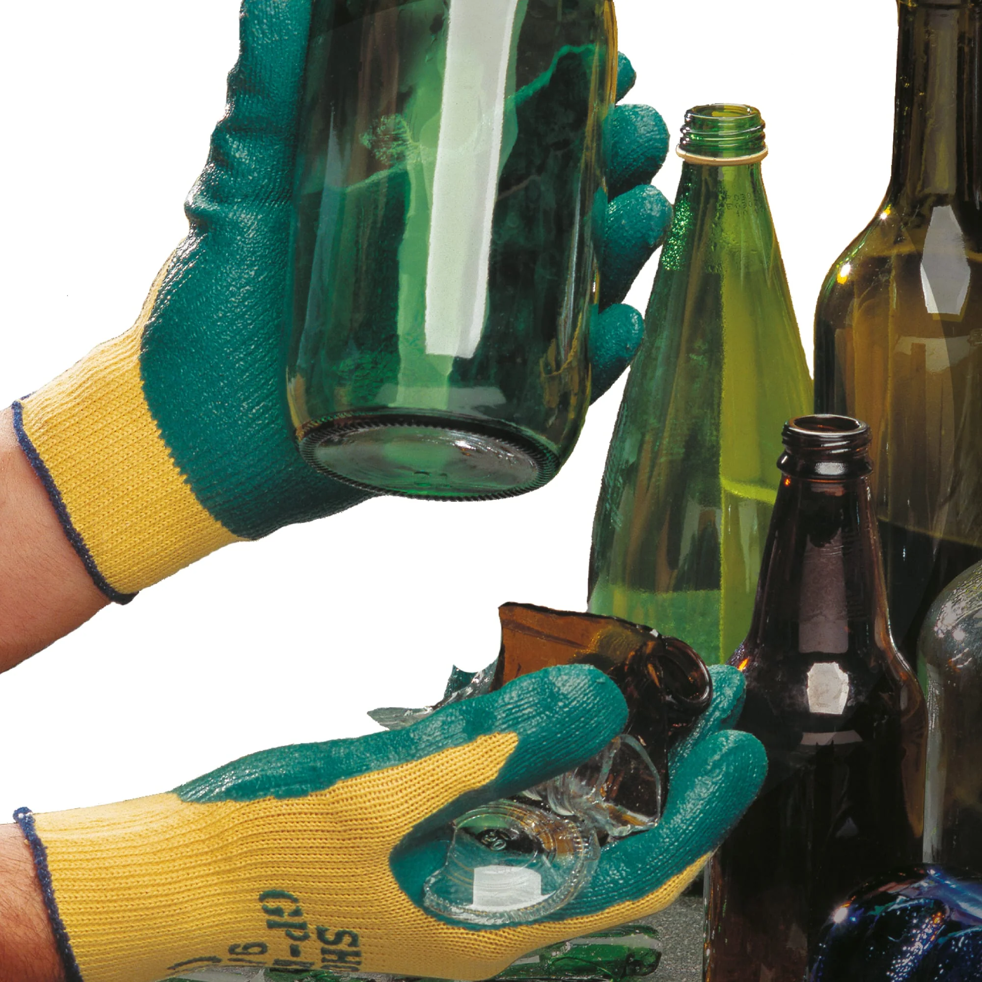 SHOWA GP-KV2R Cut and Heat Resistant Nitrile Grip Safety Work Gloves - Image 5