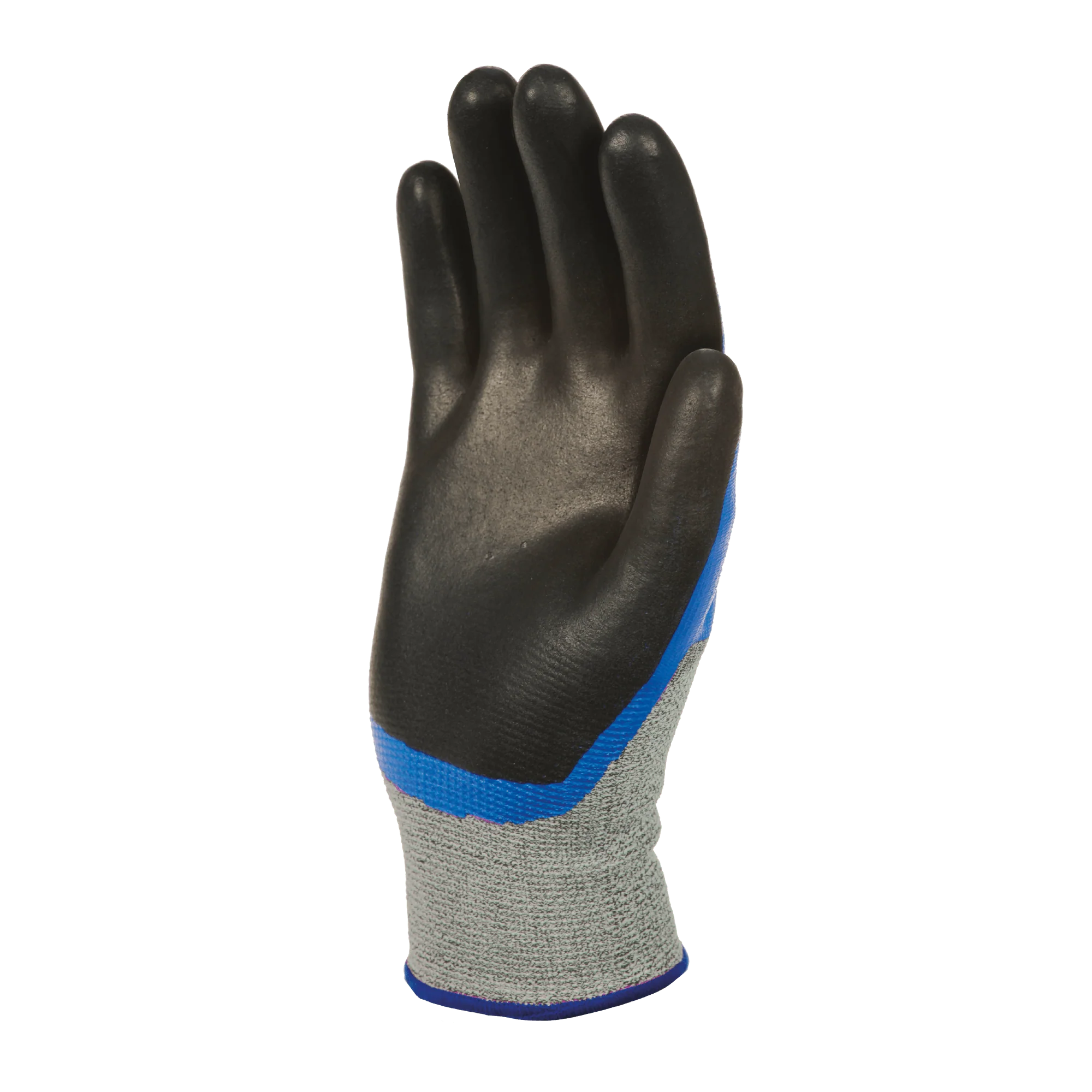 SHOWA S-TEX 376 Oil & Cut Resistant Coated Safety Work Glove with Safety Cuff - Image 4
