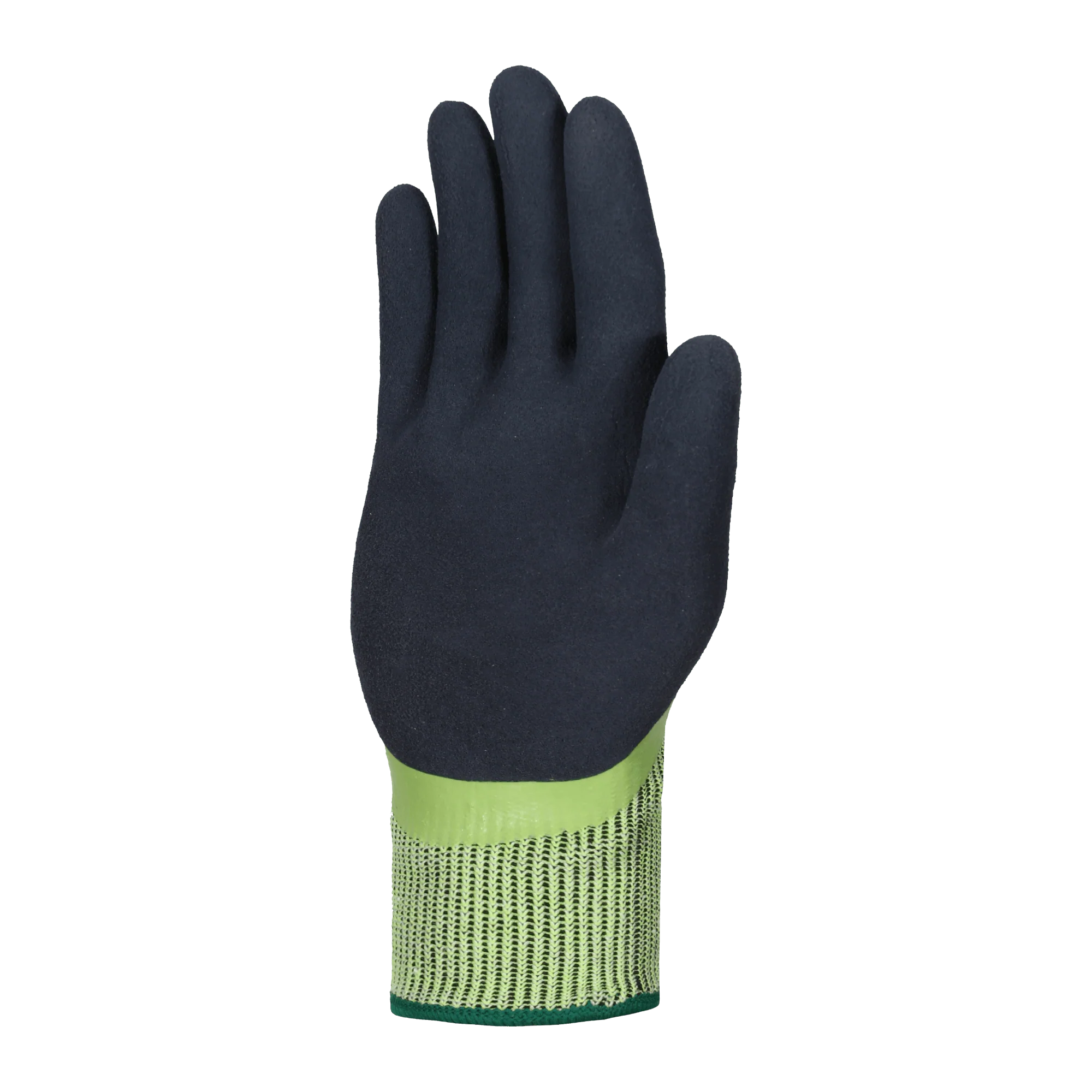 SKYTEC TRC750 Tricolore High Cut Protection & Water Resistant Fully Coated Latex Work Gloves - Image 4