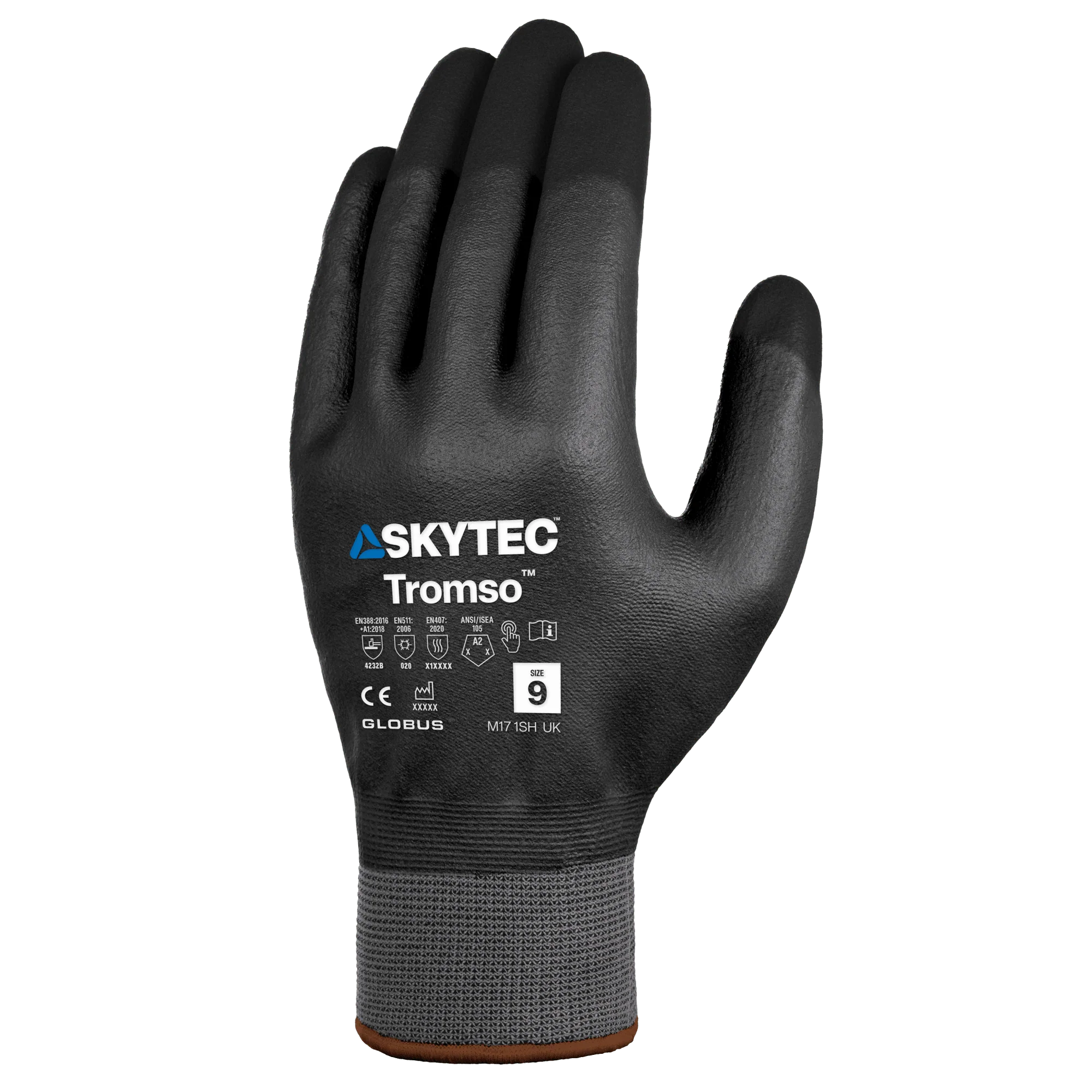 SKYTEC Tromso Thermal Insulated Touchscreen Work Gloves with Fleece Lining - Image 3